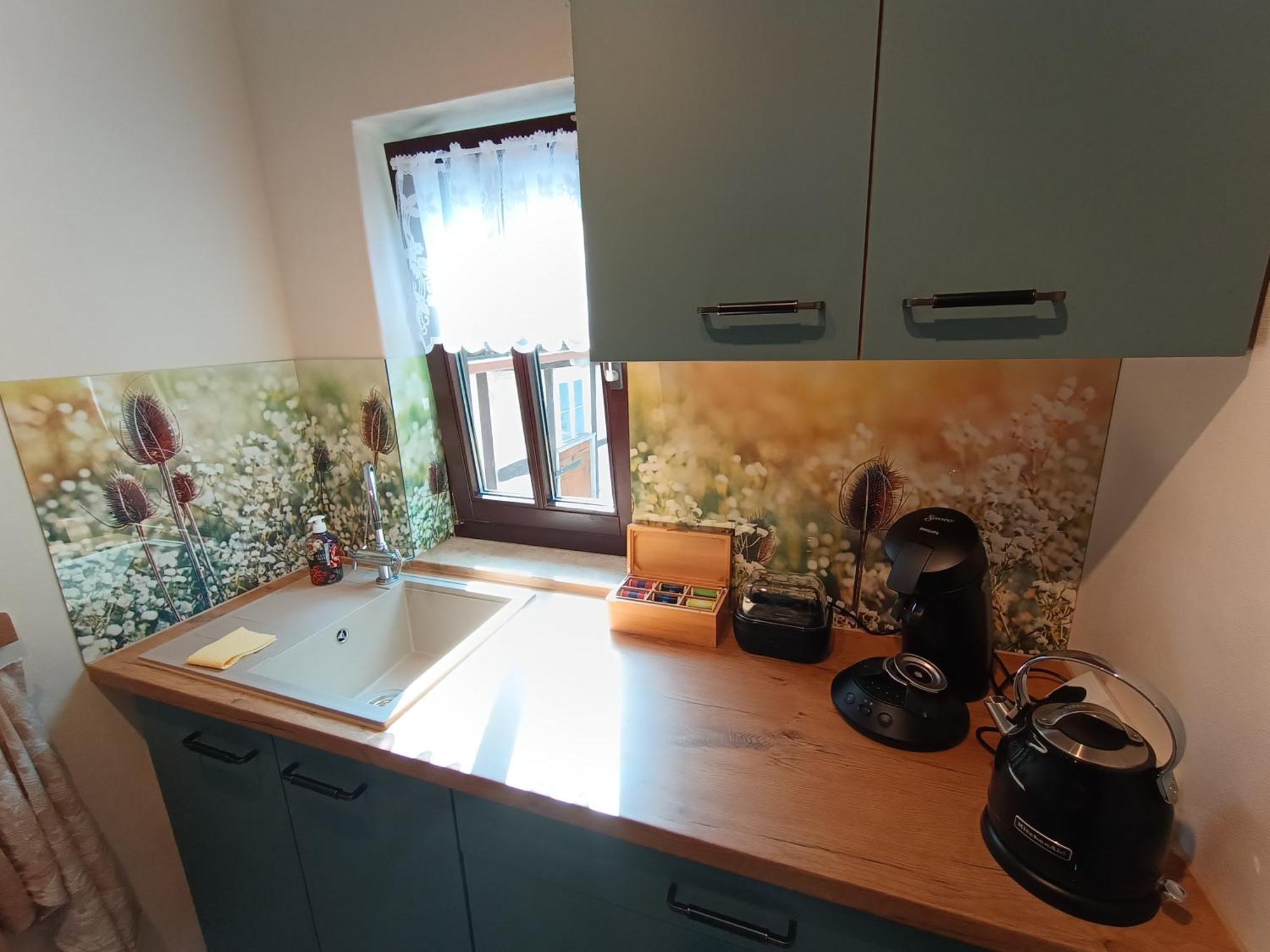 Minicamping Und B&B Apartment Hintergarten Niederorschel Esterno foto