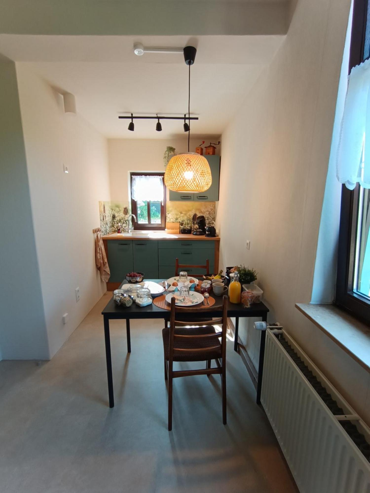 Minicamping Und B&B Apartment Hintergarten Niederorschel Esterno foto