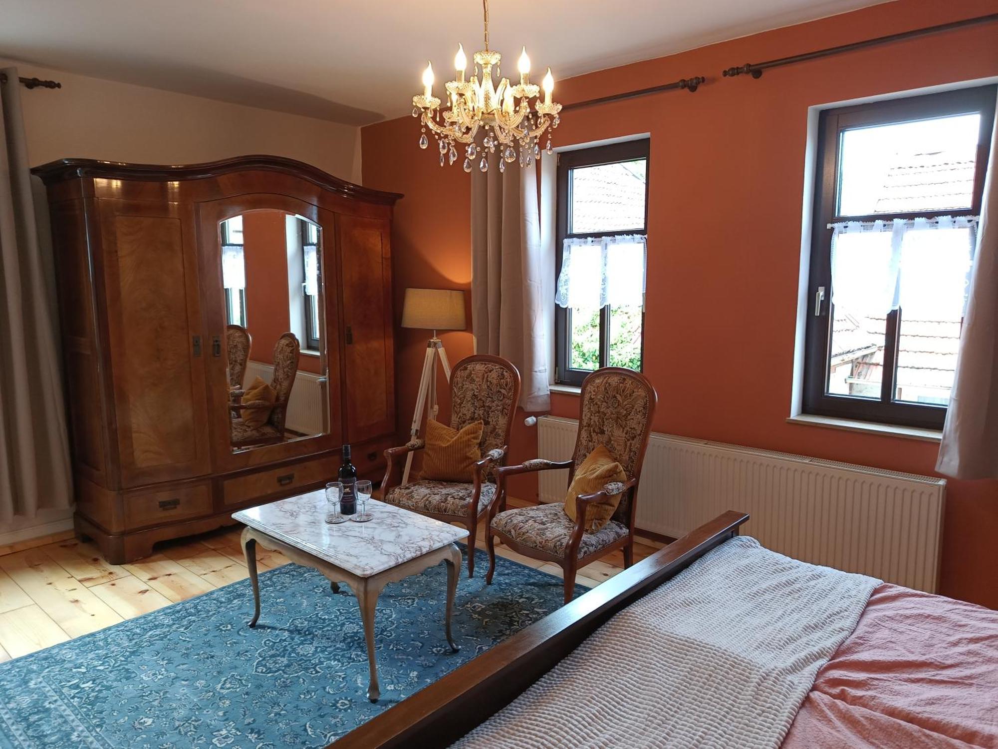Minicamping Und B&B Apartment Hintergarten Niederorschel Esterno foto