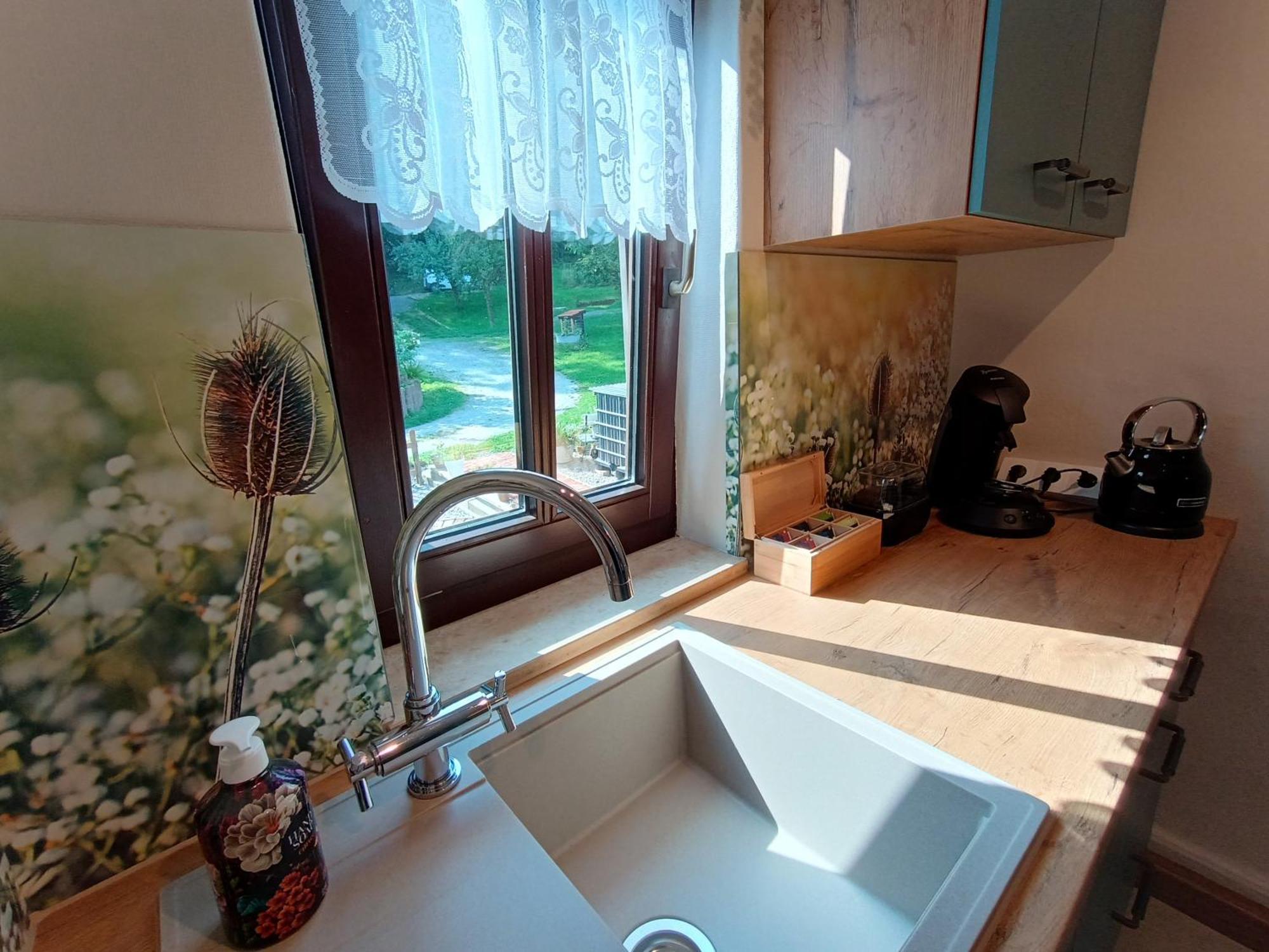 Minicamping Und B&B Apartment Hintergarten Niederorschel Esterno foto