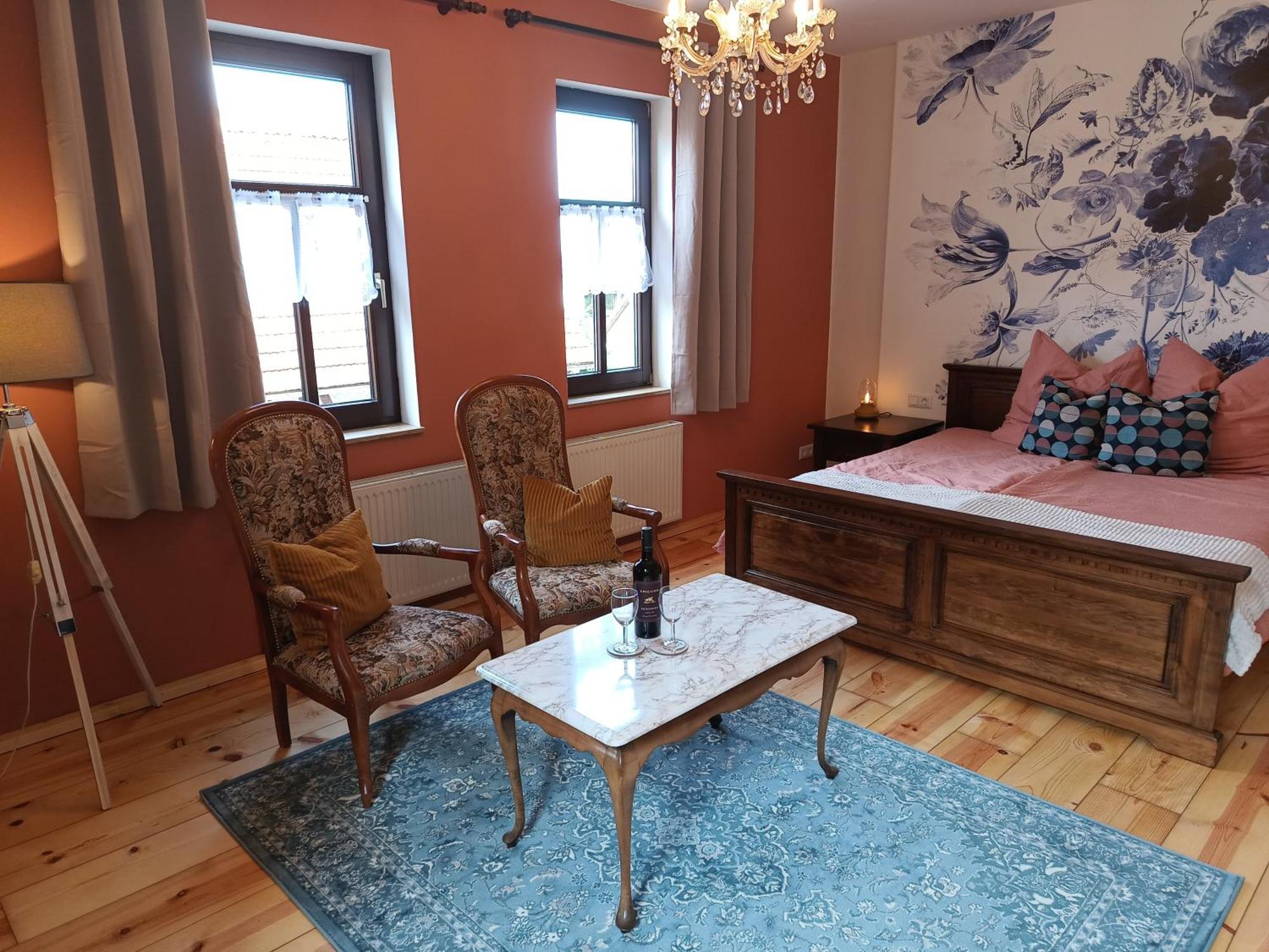 Minicamping Und B&B Apartment Hintergarten Niederorschel Esterno foto